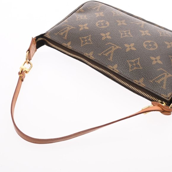 LOUIS VUITTON Monogram Pochette Accessoire Brown M51980 Women's Canvas - Picture 3 of 10